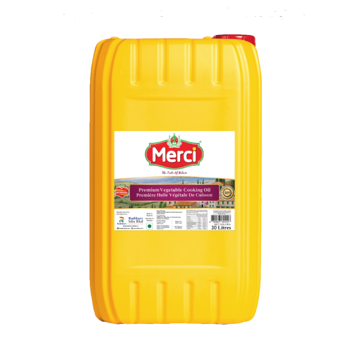 20 Litre Jerry Can - Vegetable Cooking Oil -  Merci Brand
